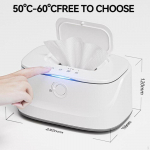 Baby Wipe Warmer USB soojendusega jaotur, kaasaskantav m&auml;rg salvr&auml;tikud auto jaoks valge