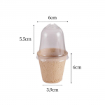 Biolagunev lasteaia seemnepott &otilde;hutatud kaanega 2 PCS