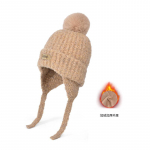 Naiste s&uuml;gistalvine soe v&auml;lisk&otilde;rvakaitse m&uuml;ts k&uuml;lmakindel imitatsioon pluss karusnahast juuksepall kootud m&uuml;ts magus armas lei feng m&uuml;ts One Size khaki