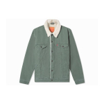 Levis Kunstkarusnahast Denim Jakk Meeste Jakkid Roheline 16365-0163 S
