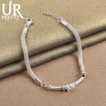 925 Sterling H&otilde;be AAA Tsirkoon K&auml;ev&otilde;ru Moodsad Pulmaehted 20CM