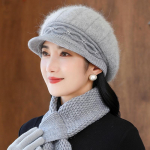 Kunstk&uuml;&uuml;liku karusnahast nokaga m&uuml;ts - Paks kootud talvem&uuml;ts naistele, Soe ja stiilne, Ideaalne j&otilde;uludeks