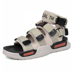 Moodsad Kvaliteetsed Suvised Meeste Sandaalid Gladiator Rooma Meeste Lamedad K&otilde;rged Paarisranna Sandaalid Vabaaja Meeste Kingad Paksenenud Avatud Varbaga Pl&auml;tud 38 beež
