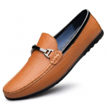 Mood Uued &auml;rinahast kingad Nahast jalan&otilde;ud Meeste kandmine Metallist pandlaga Luksuslik br&auml;ndi mokassiin Mugavad ja kerged s&otilde;idujalatsid 38 must