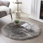 Pehme kohev karvane vaip &uuml;mmargune karvane roosa vaip magamistoa p&otilde;randavaip elutuppa diivanitooli padjaks karvane laste laste toa matt 120cm I 47.2inch