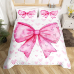 Paelaga t&uuml;drukulik tekikott Kirsikoogi multikas Voodipesukomplekt Armsad t&auml;pid Armastuse s&uuml;da Paelaga tekikate, Roosa Kawaii voodikate EU Double(200x200cm)