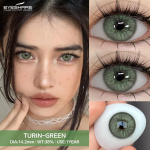 EYESHARE 2pcs SEINE Color Contact Lenses for Eyes Natural High Quality Soft Lens Samal Size 14.0mm Contacts