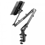 Tahvelarvuti Stend 360&deg; P&ouml;&ouml;ratav Voodi Lauaarvuti Telefoni Hoidik Alumiiniumist &Otilde;laga iPad Pro Air Mini Xiaomi Lenovo Samsung Tab Hoidik must