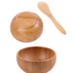 Mask Bowl Cute Small Skin Care Face Mask Bowl Eco Bamboo Mask Mixing Tool Komplektid one size