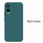 OnePlus Nord CE4 Lite &uuml;mbrisele OnePlus Nord CE4 Lite &uuml;mbris p&otilde;rutuskindel vedel silikoonist telefoni tagakaas OnePlus Nord CE4 Lite'ile OnePlus Nord CE4Lite must