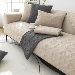 Elutoa diivani kate Paksendatud žakaarmadratsi libisemiskindel padjakate puuvillane samet k&otilde;ikeh&otilde;lmav universaalne diivani kate seljar&auml;tik 70x70