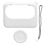 Kaamera kate GO 3S silikoonkaamera laadimiskorpuse kaitse&uuml;mbrisega objektiivikork ja ripppael Black