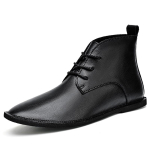 Stiilsed Meeste Ankle Boots K&otilde;ik Hooajad Vabaaja Nahast Kingad Klassikalised Meeste P&otilde;hilised Saapad Vabaaja Jalatsid Paeladega Jalan&otilde;ud Mugavad Tossud 47 must