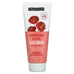 Freeman Beauty, Soothing Korean Cica Clay Beauty Mask, 6 fl oz (175 ml) white