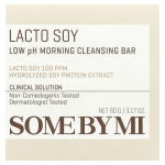 SOME BY MI, lacto-soybean, mildly acidic morning cleansing bar, 90g (3.17oz)