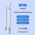 Multifunktsionaalne pliiats: Metallist mahtuvuslik t&ouml;&ouml;riist videot&ouml;&ouml;tluseks, kontoris kasutamiseks ja v&auml;rvimiseks telefonides ja tahvelarvutites valge