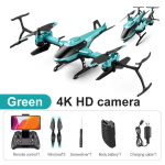 2025 Uus JJRC V10 RC Mini Droon 4k professionaalne HD Kaamera WIFI Fpv Droonid Kaameraga HD RC Helikopterid Kvadkopter Dron M&auml;nguasjad Lastele Kingitus 4K Camera 2 Battery sinine