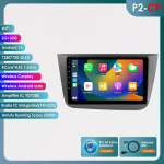 Hizpo 4G AI Voice Wireless CarPlay Android 13 Auto raadio Seat Altea 2004&ndash;2015 Toledo 3 auto multimeediumipleier intelligentne RDS GPS 2 Din autoraadio P2CP 4Core 2G 32G AI