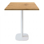 Mange-debout 70 x 70 cm - mod&egrave;le Round banc ch&ecirc;ne armor
