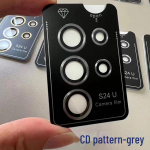 Eagle Eye Positioning Camera Protector Samsung S24 Ultra CD mustriga Samsung Galaxie S24 hall v&auml;rv