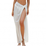 Naiste rannaseelik, pitsiline &uuml;hev&auml;rviline l&auml;bipaistev &otilde;huke kiiresti kuivav voolav seelik p&auml;ikesekaitse bikiinidele khaki