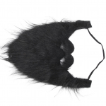 Stimuleeritud v&otilde;ltshabe, naljakad valevuntsid, vuntsid n&auml;okarvad Halloweeni jaoks CosplayBlack