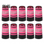 1/10 tk golfiraudsed kaitser&otilde;ngad v&auml;rvilised triibud golfiklubi kaitseraud 0,35-tollise koonuse otsa rauast kiiluv&otilde;llile 1pc roosa