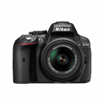 Nikon D5300 DSLR-kaamera + AF-S DX 18-55mm f/3.5-5.6G VR II objektiiv must
