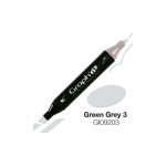 Marqueur &agrave; l'alcool Graph'it 9203 Green Grey 3 hall