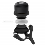 AirTag-iga &uuml;hilduv vargusvastane jalgrattakell peidetud j&auml;lgimis- ja positsioneerimisseadmega