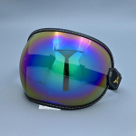 Retro mootorratta kaitseprillid mullivisiir v&auml;ljas s&otilde;itmisel UV-kaitsega tuuleklaas V&auml;rviline vintage pool n&auml;oga kiivritele