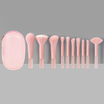 10 tk Mini meigipintslite komplekt puuder lauv&auml;rvi jumestuskreem P&otilde;sepuna Blender peitekreem Beauty Makeup Tools Pintsel Professionaalsed tarvikud