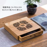 Bambusest teekarp Puerh-teekoogi karp Lihtne hoiustaja Mitmekihilised teelehtede karbid Kodu kingitus