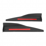 Mustad k&uuml;ljekarbi pikendused, difuusor, tiivakeste komplekt, sobib Ford Mustang Roush 2015+