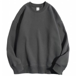 Zirunking uhiuus Unisex Streetwear dressipluusid s&uuml;gise ja kevade O-kaelusega pullover Kahepoolne puuvillane pikkade varrukatega &uuml;ler&otilde;ivad M