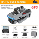 P15 droon 8K GPS kahe kaameraga professionaalne 5G takistuste v&auml;ltimise optiline voolu positsioneerimine harjadeta t&auml;iendatud RC Quadcopteri lennukim&auml;nguasi 8k GPS 2B