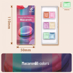 P&auml;rlmutterl&auml;ikega akvarellpigment - V&auml;rvi muutev kuld k&uuml;&uuml;nemaalile ja thankamaalile. Pearlescent Series Watercolor Pigments