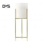 Keraamiline lillepott metallalusega, p&otilde;randal seisev lillepotihoidja, raudraam, vastupidavate pottide, kontorite, kodude ja siseruumide jaoks