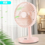 Lauaventilaator - E.F.Connection - Roosa - 4 kiirust - Laetav aku roosa