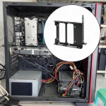 3.5 inch Hard Drive Mount Double SSD Mounting Bracket Sturdy Metal Easy Installation for PC must