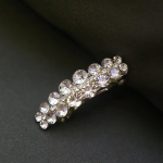 4 cm kaunid p&auml;rlikr&otilde;psud, moodne p&auml;rlitega teemantidega kaunistatud metallist juukseklamber, templikujuliste juuste aksessuaarid 4cm