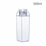 500/1000 ml piimakarp veepudeli kandiline piim kohvimahl teetass l&auml;bipaistev piimahoidla v&auml;lisporti telkimisj&otilde;usaali jaoks 500ML