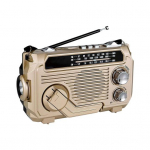 P&auml;ikeseenergial t&ouml;&ouml;tav k&auml;siajamiga h&auml;daolukorraradio Laetav Veekindel Bluetooth-iga &uuml;hilduv K&otilde;lar AM/FM P&auml;ikeseenergial t&ouml;&ouml;tav raadio khaki