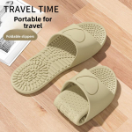 EVA Kokkupandavad Sussid, Sobivad Reisimiseks, Sisevanni Massaažisandaalid, Kiiresti kuivavad Libisemiskindlad Lamedad Sussid, Aastaringsed Lihtsad Sisselibistatavad Kingad 39-40