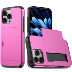 T&otilde;mba L&uuml;kka Rahakott Kaardipesa &Uuml;hev&auml;rviline P&otilde;rutuskindel Telefoni&uuml;mbris iPhone 16 Pro Max 14 11 12 13 15 Pro Max Mini Bumper Tagakaas iPhone 15 Pro Max roosa punane v&auml;rv