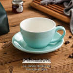 300ml Suur Keraamiline Cappuccino & Latte Kohvitassikomplekt - Munalille Disain 300ml