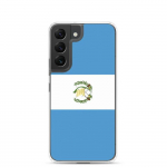 Coque T&eacute;l&eacute;phone &ndash; Samsung &ndash; Galaxy S21 Plus &ndash; Drapeau Guatemala &ndash; Souple &ndash; mitmev&auml;rviline