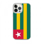 Coque iPhone &ndash; Drapeau Togo &ndash; iPhone 13 Pro Max &ndash; Supp &ndash; Mitmev&auml;rviline &ndash; Vertikaalne
