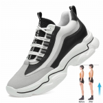 Meeste Liftikud Kingad K&otilde;rgendavad Kingad K&otilde;rguse Suurendamise Kingad Sisetallad 8CM Meeste Spordi K&otilde;rguse Suurendamise Kingad K&otilde;rguse Kingad 37 must