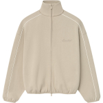 Fear of God Essentials Kaasaegne fliisist dressipluus torukestaga Timber/Cloud White Meeste &uuml;ler&otilde;ivad Kreemikas 202SP256891F XL beige